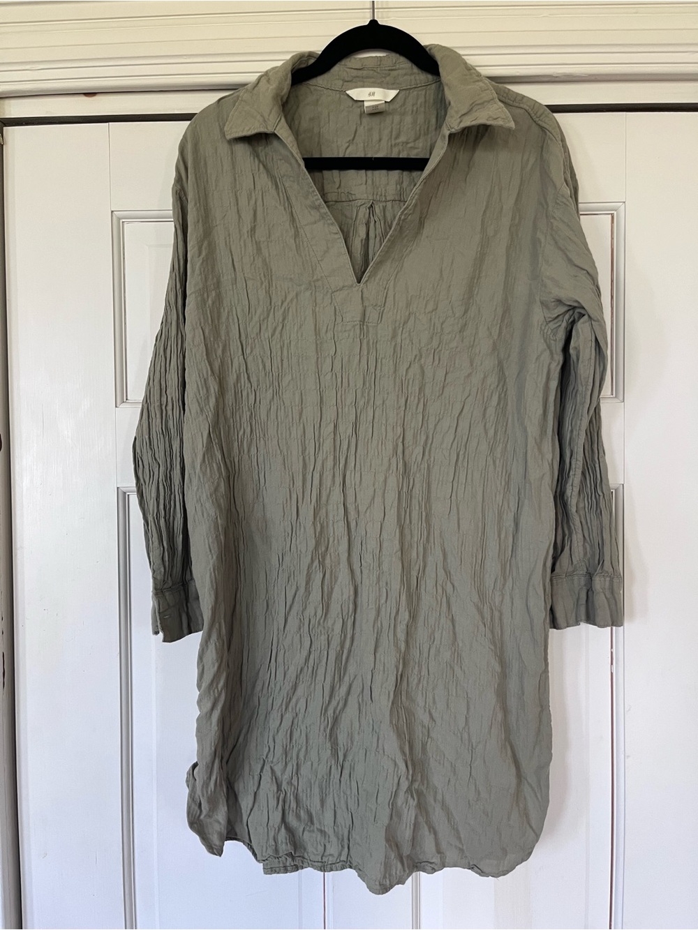 H&M Crinkled Tunic Dress